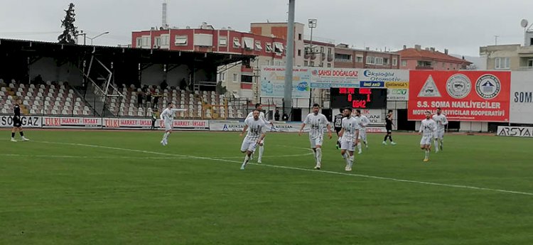 Bayburt Özel İdarespor  Somaspor ile deplasmanında  berabere kaldı